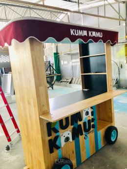 Design, manufacture and installation of stores: Kiosk KUMA KAMU, Bang Yai, Nonthaburi (New Model)